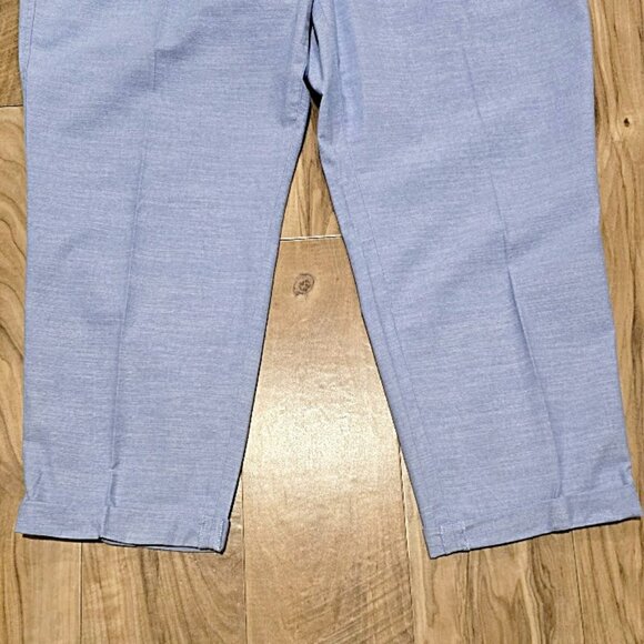 New Talbots 18WP Petite Light Blue Relaxed Chino Ankle Pants Trouser Women 41x27 - Picture 6 of 15